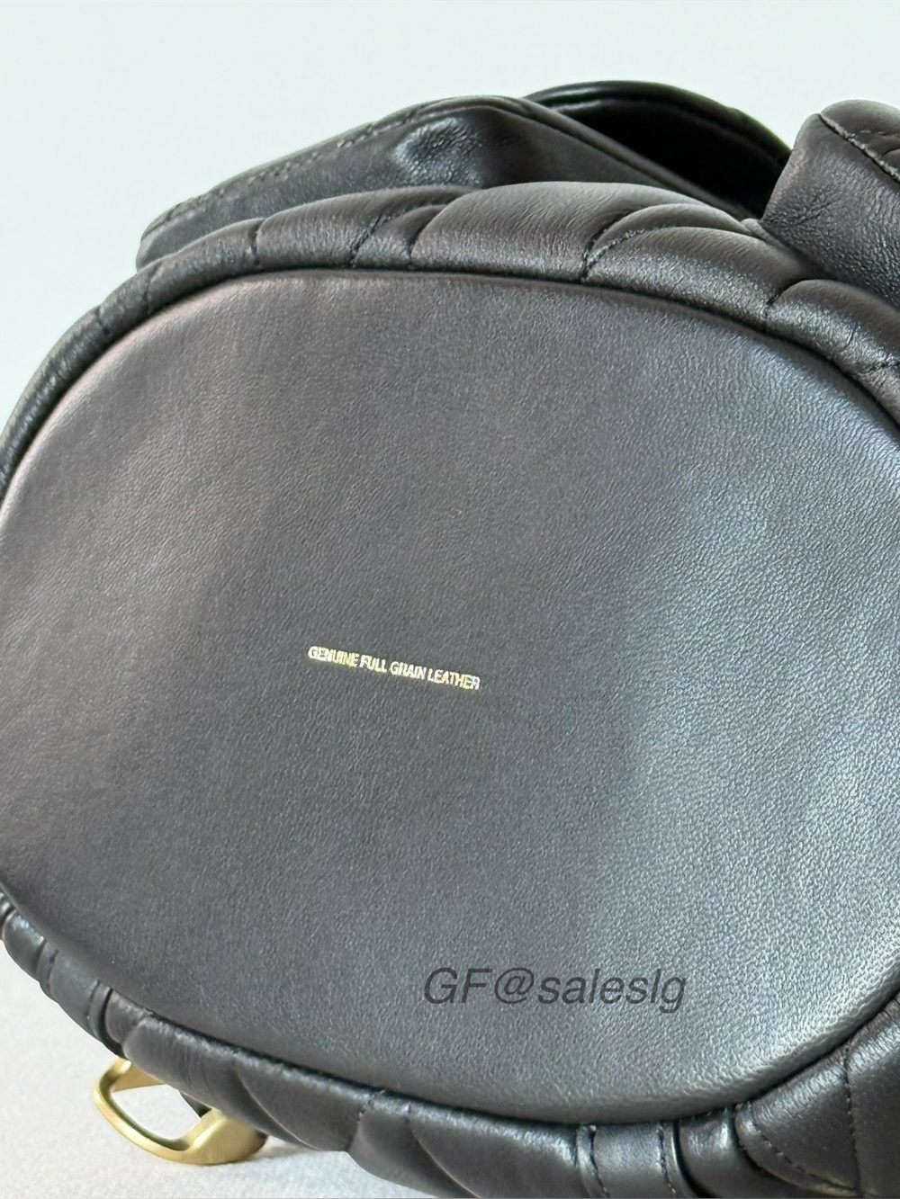 NWT Coach Tabby Quilted Nappa Leather Convertible Backpack CU076 Black Gold - Picture 11 of 16